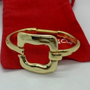 UNO de 50 Bracelet GODDESS BRACELET Gold-plated squared link hook clasp Bracelet